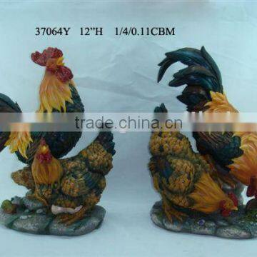 Polyresin chooks decoration