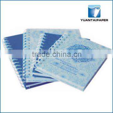 Personalized hardcover spiral notebook for school