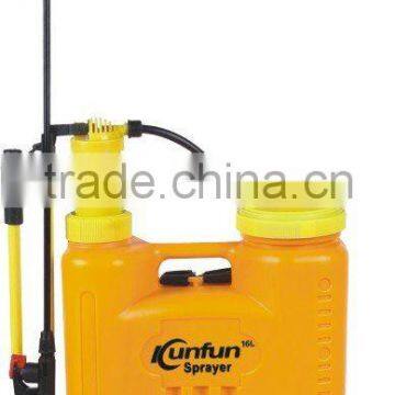 16L hand sprayer, knapsack sprayer, plastic sprayer