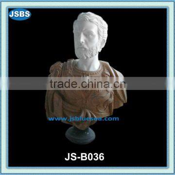 Color matching marble male bust