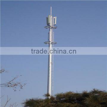 self supporting single tube communication tower