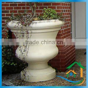 Caststone pottery pots for plants