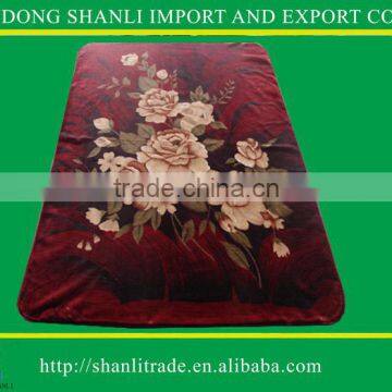 1Ply Printed Raschel Blanket/Korean Mink Blanket photo-4