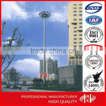 15-35m Galvanized High Mast Poles