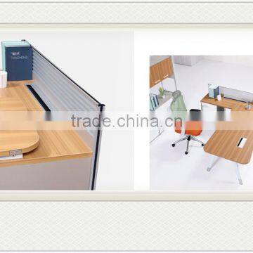 T shaped metal frame office desk