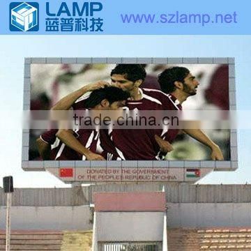 LAMP Sports full color led screen display board for Football Game with Pitch 20mm