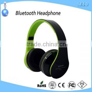 Fashion design earmuff wireless bluetooth headphone with FM radio