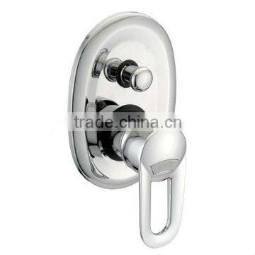 High Quality Brass In Wall Bath Shower Faucet, Polish and Chrome Mixer Finish, Conceal In wall Faucet