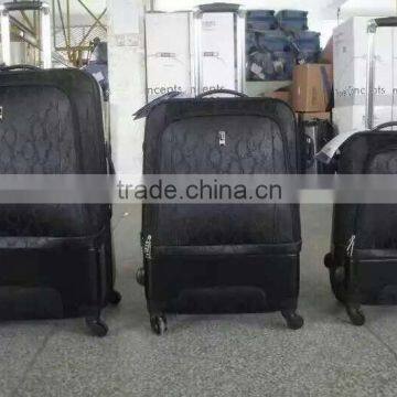 Stock Quality PC With Polyester 3pcs Trolley Luggage Set photo-4