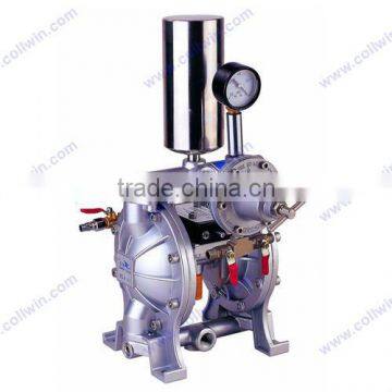 1/2 inch Pneumatic Double Diaphragm Pump with Valve & Pressure Gauge