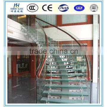 Toughened Glass Floor 12mm Stair Glass,High Quality Toughened Glass Floor photo-6