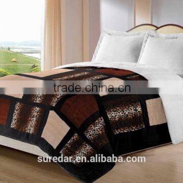 super soft plush raschel blanket wholesale the cheapest 3d bedsheet set