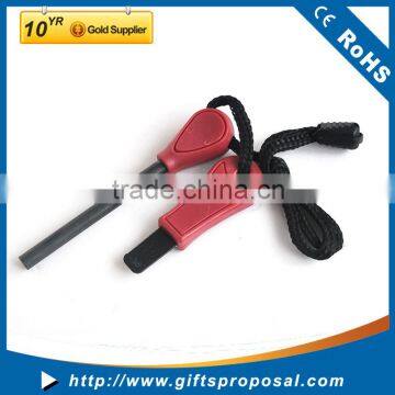 Flint FireSteel 2.0 Army 12,000 Strike Fire Starter with Emergency Whistle Magnesium Fire Starter
