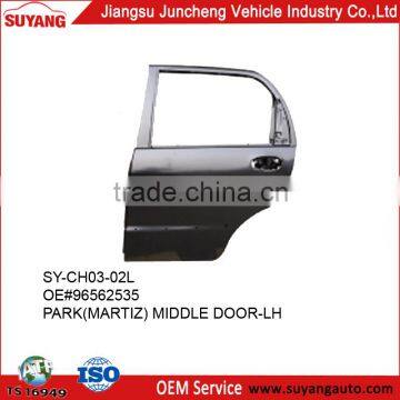 Auto metal body parts Chevrolet Spark Rear Door Left