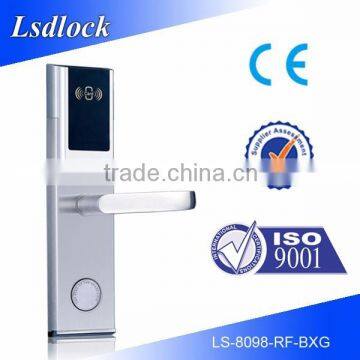 LSD8098 Silvery rfid card door entry system electronic hotel lock