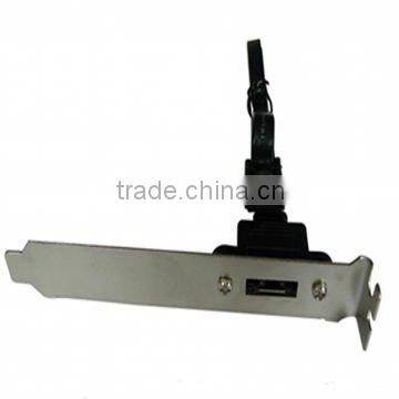 SATA 7P SOCKET + BAFFLE PLATE TO SATA PLUG CLIP SATA Cable
