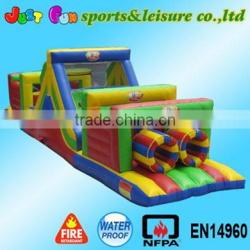 inflatable playground obstacle course for sale, obstacle course factory price