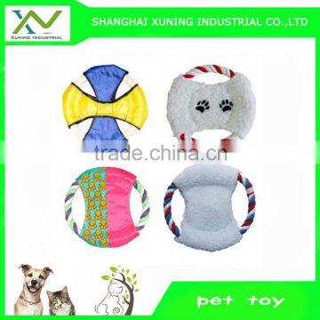 Pet cotton rope frisbee