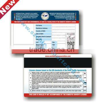 Cr80 Standard Size Printed Serial Numbers 128 39 Barcode Magnetic Strip White Signature Strip magnet business cards