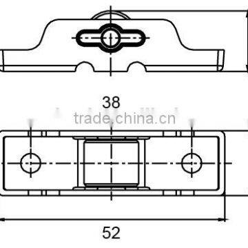 Copper PVC Sliding Window Pulley photo-6