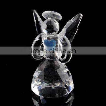 cute small crystal angel figurines for promotional gift