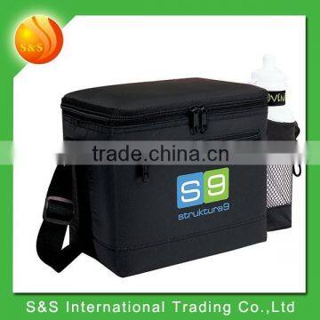 Hot Sell Cheap Lunch Polyester Cooler Bag With Font Zipper Pocket photo-2