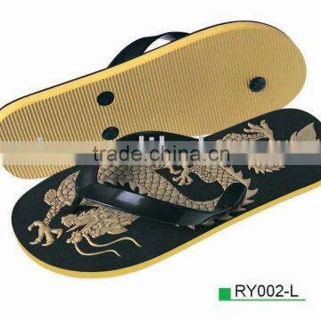 embossed dragon slipper