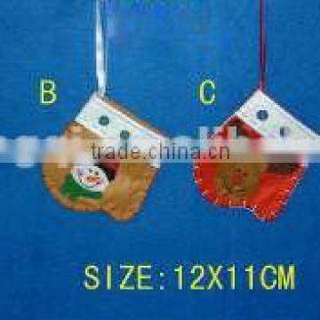 Small hanging decoration Polyester Felt Christmas Gloves