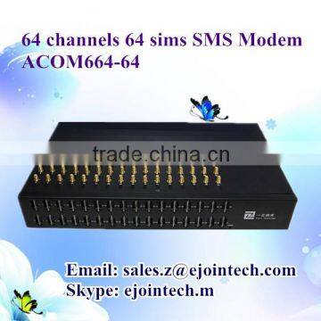 Ejointech 8/16/32/64 ports voip goip gsm/cdma/wcdma sms sending device SMS Modem