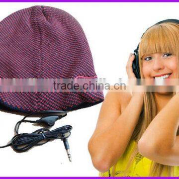 Wired Hat Headphone Built-in Removable Headphone,hats Style Headphones With Built in Microphones photo-2