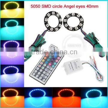 New!! 5050 chips car accessories 2015 angel eyes led halo rings, led vehicle bulbs