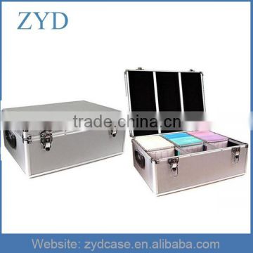 Silver Aluminum Hard Metal Cute CD DVD Case ZYD-CD82003