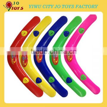 Colorful Plastic Boomerang Frisbee