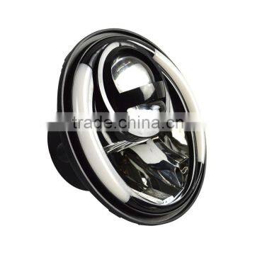 7" Motorcycle 30w H4 Hi/Low LED Headlight W/ Amber LED Turn Signal Lamp Fits Harley Jeep JK CG125 Cafe Racer Bobber photo-3