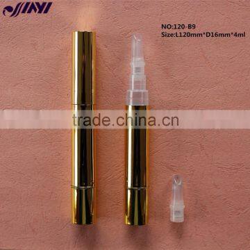 120-B9 Gold-plated empty cosmetic pen ,empty lip gloss pen