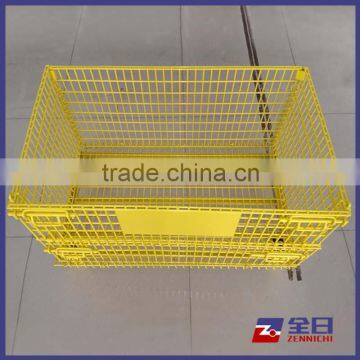 Foldable Warehouse Industrial storage heavy duty galvanized wire cage