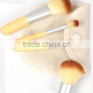 4pcs Cosmetics Natural Bamboo Face Brush photo-5
