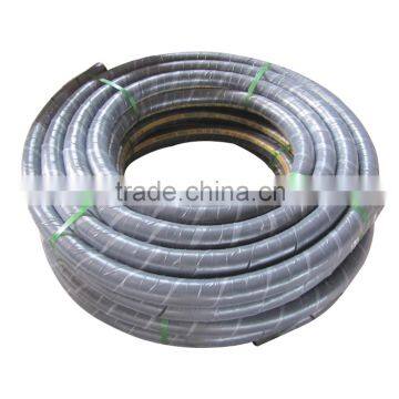 High temperature Textile reinforced hydraulic rubber soft rubber hose