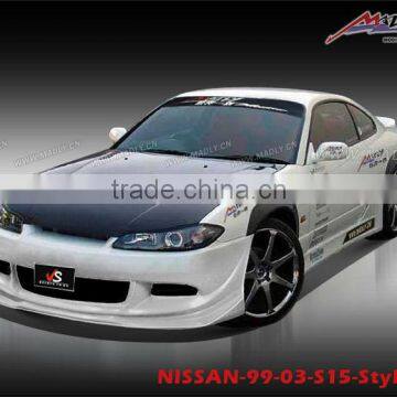 Body kits for NISSAN-99-03-S15-Style HK