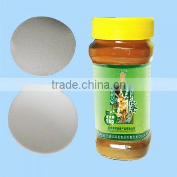 Glass bottle plastic cap induction seal liner