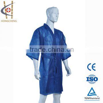 Disposable Sexy SPA Clothes Dark Blue Beauty Nonwoven Coat