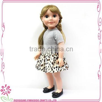 OEM 16 inch fashion doll clothes, wholesale 18 inch doll skirt