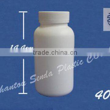 400ML wide mouth bottle with screw cap/empty plastic capsule container