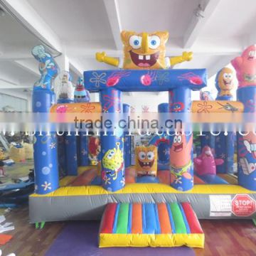 inflatable spongebob jumping bouncer, inflatable spongebob bouncer