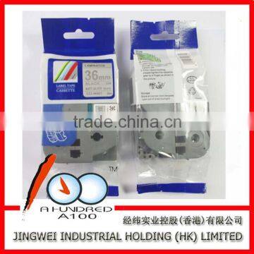 Black on White 12mm Compatible Brother Label Printer Tape TZe-231 TZ-231 photo-5