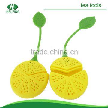 High quality Lemon shape silicone tea infuser /tea pets