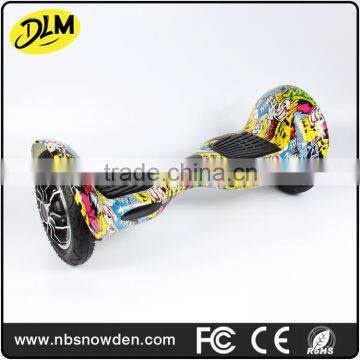 hot sell 10 inch big wheel red hoverboard electric skateboard