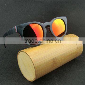 Recycled Skateboard Wood Sunglasses 2016 Cat Eye Shape Wood Sunglasses photo-3