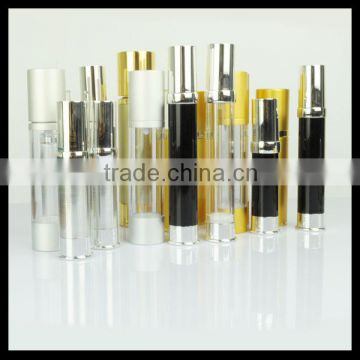 ODM/OEM 0.5oz, 1oz, 2oz bottle/15ml,30ml,50ml,80ml,100ml,120ml all kinds of airless bottles,cosmetic packaging containers