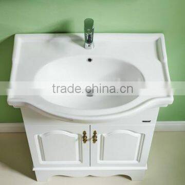 2016 Floor Standing Wooden Wash Basin Bathroom Cabinet No.W207 photo-2